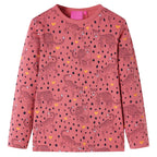 Vidaxl kinderpyjama met lange mouwen 104 oudroze