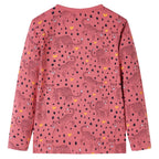 Vidaxl kinderpyjama met lange mouwen 104 oudroze