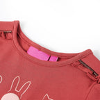Vidaxl kindershirt met lange mouwen 104 rozebruin