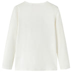 VidaXL Kindershirt met lange mouwen 92 ecru