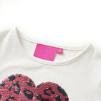 Vidaxl kindershirt met lange mouwen 104 ecru