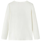 VidaXL Kindershirt met lange mouwen 140 ecru