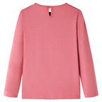 Vidaxl kindershirt met lange mouwen 128 oudroze