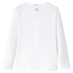 VidaXL Kindershirt met lange mouwen 104 ecru