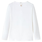 Vidaxl kindershirt met lange mouwen 116 ecru