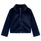 Vidaxl kinderjas 104 kunstvacht marineblauw