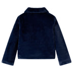 Vidaxl kinderjas 104 kunstvacht marineblauw