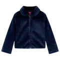 Vidaxl kinderjas 116 kunstvacht marineblauw