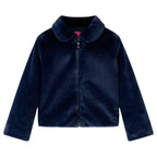 Vidaxl kinderjas 116 kunstvacht marineblauw