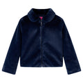 VidaXL Kinderjas 140 kunstvacht marineblauw