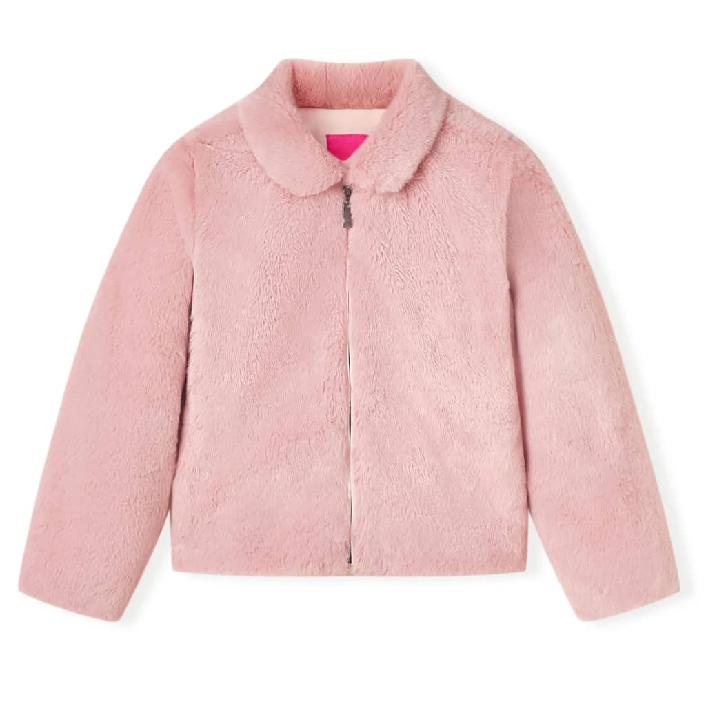 Vidaxl kinderjas 92 kunstvacht roze