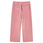 VidaXL Kinderbroek 104 ribfluweel Lichtroze