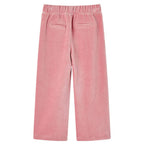 VidaXL Kinderbroek 116 ribfluweel Lichtroze