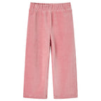 Vidaxl kinderbroek 128 ribfluweel lichtroze