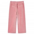 Vidaxl kinderbroek 128 ribfluweel lichtroze