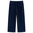 Vidaxl kinderbroek 116 ribfluweel marineblauw
