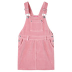 Vidaxl kindertuinjurk 116 ribfluweel lichtroze