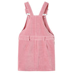 Vidaxl kindertuinjurk 116 ribfluweel lichtroze