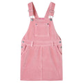 VidaXL Kindertuinjurk 128 ribfluweel lichtroze