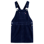 Vidaxl kindertuinjurk 104 ribfluweel marineblauw