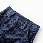 Vidaxl kinderbroek 116 ribfluweel marineblauw