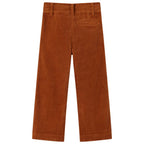 Vidaxl kinderbroek 92 ribfluweel cognackleurig