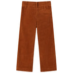 Vidaxl kinderbroek 104 ribfluweel cognackleurig