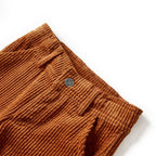 Vidaxl kinderbroek 116 ribfluweel cognackleurig