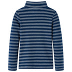 VidaXL Kindershirt met lange mouwen 104 marineblauw