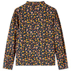 VidaXL Kinderoverhemd met bandkraag 92 marineblauw