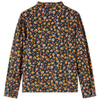 Vidaxl kinderoverhemd met bandkraag 116 marineblauw