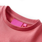 Vidaxl kindertrui kleurenblok 140 roze en hennakleurig