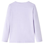 VidaXL Kindershirt met lange mouwen 116 lichtlila