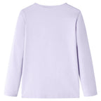Vidaxl kindershirt met lange mouwen 140 lichtlila
