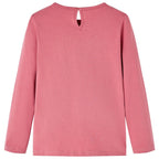 Vidaxl kindershirt met lange mouwen 104 oudroze