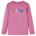 VidaXL Kindershirt met lange mouwen 140 frambozenkleur