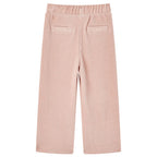 Vidaxl kinderbroek 104 ribfluweel lichtroze