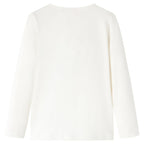Vidaxl kindershirt met lange mouwen 104 ecru