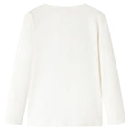 Vidaxl kindershirt met lange mouwen 128 ecru