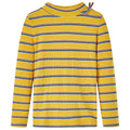 VidaXL Kindershirt met lange mouwen 104 okerkleurig