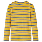 VidaXL Kindershirt met lange mouwen 104 okerkleurig