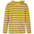 VidaXL Kindershirt met lange mouwen 116 okerkleurig