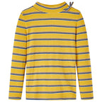 Vidaxl kindershirt met lange mouwen 140 okerkleurig