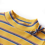 Vidaxl kindershirt met lange mouwen 140 okerkleurig