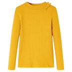 Vidaxl kindershirt met lange mouwen 92 okerkleurig