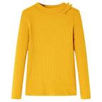 Vidaxl kindershirt met lange mouwen 116 okerkleurig