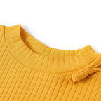 Vidaxl kindershirt met lange mouwen 116 okerkleurig