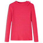 Vidaxl kindershirt met lange mouwen 116 felroze