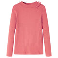 Vidaxl kindershirt met lange mouwen 92 oudroze