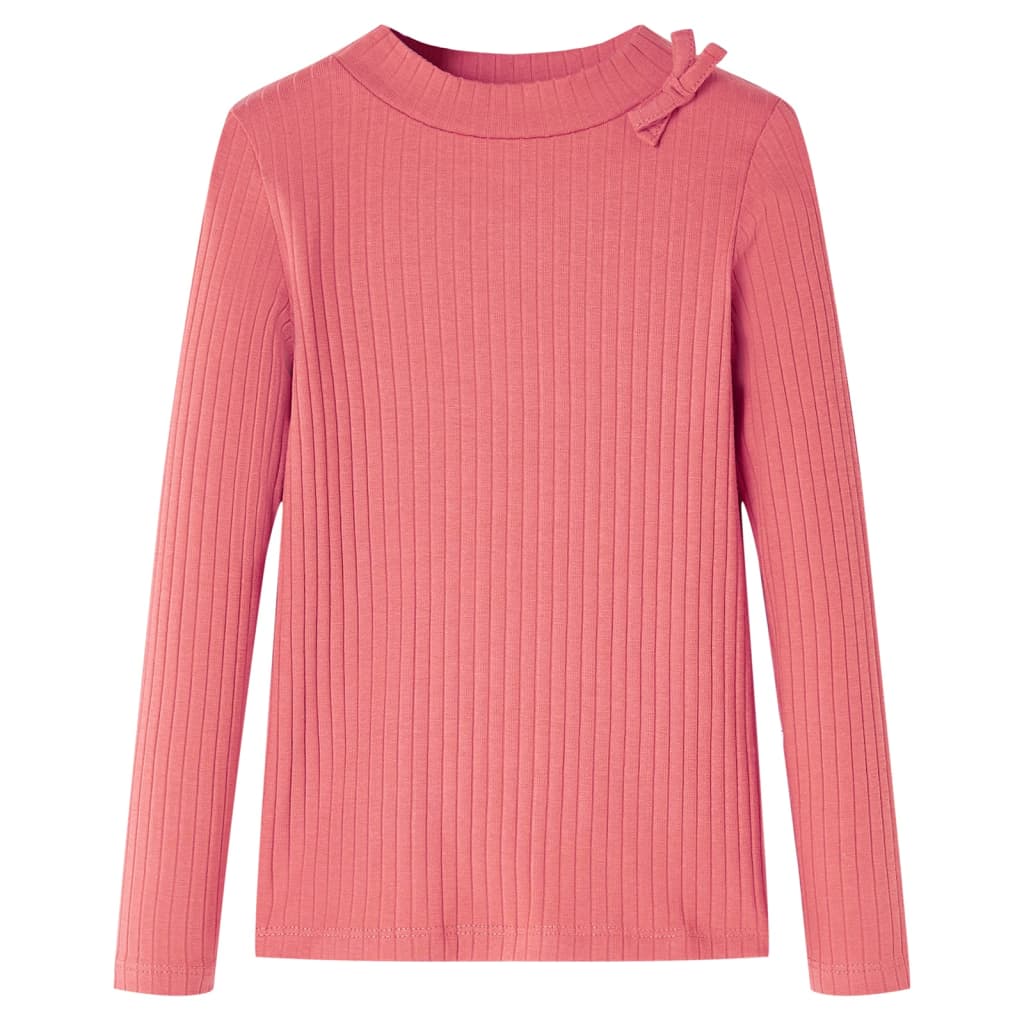Vidaxl kindershirt met lange mouwen 92 oudroze